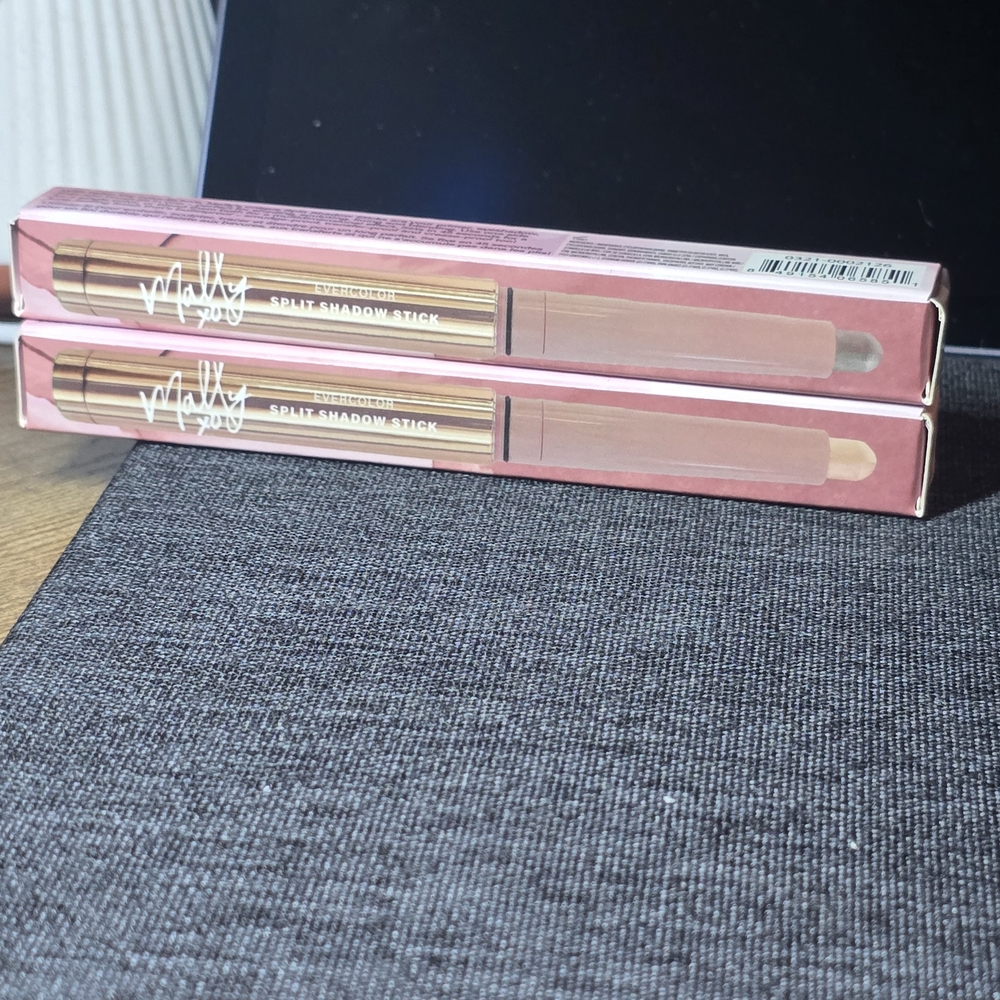 Mally Beauty Split Shadow Stick X2, Tip/Toupe and Night/glow